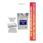Güzellik Deposu Tek Kullanımlık Saç ve Pedikür Havlusu Tek Tek Paketli 100'lü 40x80cm