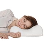 Güzellik Yastığı, 2'si 1 Arada Yaşlanma Karşıtı ve Kırışıklık Karşıtı, Ortopedik ve Ergonomik Hafızalı Köpük. Boyun ve Omuz Ağrısı İçin Yastıklar. Yan ve Arka Yatan Yastık İçin (Polyester Pamuk, 1)
