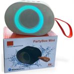 Güzelyüz Avm Party Box Işıklı Taşınabilir Kablosuz Hoparlör Bluetooth USB Tf Kart Girişli Wireless Ses Bombası - Renkli