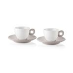 Guzzini Everyday 2'li Kahverengi Espresso Fincanı