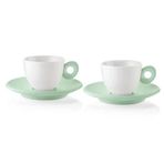 Guzzini Everyday 2'li Yeşil Espresso Fincanı