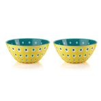 Guzzini Le Murrıne Sarı Mavi 12 cm 2'li Kase