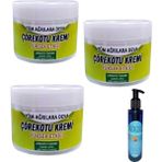 Guzzy Süper Mucizevi Çörek Otu Kremi 100 ml x 3 Adet / Çilekli Vücut Masaj Bakım Yağı 125 ml - 1li