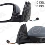Gva 1090232 208 19 Corsa F 19 10H10P Sol Dış Dikiz Aynası