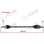 Gva 4414210 Sağ Symbol-Thalia/Logan II 1.5 Dci 12- Abs'li Komple Aks