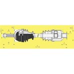 Gva 4417040 Sağ R21 Manager 1.7 86-93 742 mm Komple Aks