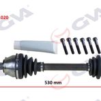 Gva 4421020 Sağ Palio-Albea 1.3 Mtj 03-07 530 mm Komple Aks
