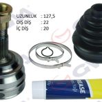 Gva 4426120K Fiat Tempra 1.4İ 92-99 22X20x46.8 cm 127.5 mm Dış Aks Kafası