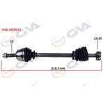 Gva 4429011 Sol Doblo 1.9D 01 618 mm Komple Aks