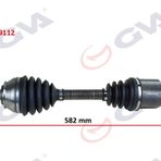 Gva 4429112 Sol Fiorino 1.3 Mtj 07-13 582 mm Aks Lale'li Komple Aks