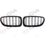 GVA 9104763 Ön Panjur Set Parlak Siyah Bmw F10 M5 Style