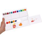 Gvn Art 10x21 cm DC-703 Çok Fonksiyonlu Plastik Resim Paleti
