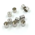 Gvn Art 7x7 mm 5 Adet Nikel Kaplama Metal Varil Fıçı Maket Kova