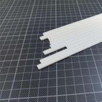 Gvn Art E Profil Plastik Çıta 5x2,5 mm 50 cm 10 Adet Maket