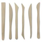 Gvn Art N:G254 20 cm 6'lı Ebeşuar Ahşap Seti