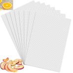 GVPOELR Silikon kurutucu yapraklar, 8 adet dehidratör folyo, 38,5 x 28,5 cm dehidratör, yapışmaz silikon kurutucu levhalar, meyve, tahıl ve sebze kurutmak için uygundur