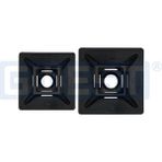 Gwest 1515 HW-3AB (19X19MM) Siyah Yapışkan Kroşe 100 Adet