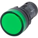 Gwest 22-Y 220V 22 mm Yeşil Led'li Sinyal Lambası