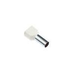 Gwest 2302 0.75 mm² İzoleli Çift Girişli Beyaz Yüksük
