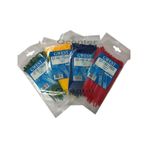 Gwest 3,6X150Mm. (15Cm.) Renkli Plastik Cırt Kelepçe 100 Adet renk-kirmizi