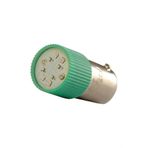 Gwest 6522 BA9SC-Y Yeşil 220 V AC/DC Led Ampul