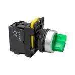 Gwest A5-20xsd ,3-konum/kontak-2a Yeşil-220v M22 Kalıcı Anahtar