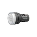 Gwest AD116-22DS 220V 22 mm Beyaz Sinyal Lambası
