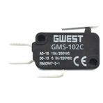 Gwest GMS-102C 10A Kısa Kollu Mikro Switch