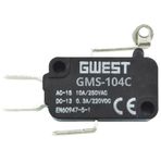 Gwest GMS-104C 10A Kısa Kollu Metal Makaralı Mikro Switch