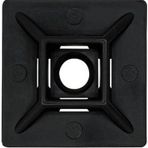 Gwest HW-4AB 28x28 100 Adet Siyah Yapışkanlı Kroşeler