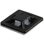 Gwest HW-4AB ,28X28X4MM 100-ADET Siyah Yapışkanlı Kroşe