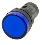 Gwest Q22 220V Mavi Ledli Sinyal Lambası