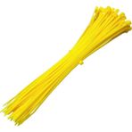 Gwest Sarı Kablo Bağı Plastik Cırt Kelepçe 3.6X200Mm 100 Adet Sarı 3.6X200 Mm - 3,6 x 200 mm