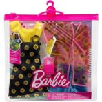 GWF04 Barbie'nin Kıyafet Koleksiyonu 2'li Paketler / +3 Yaş - Renkli