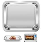 GWY Emeril Lagasse Günlük 360 hava fritözü için Hava Fritöz Tepsisi Değiştirme, 12 '' × 10 '' Paslanmaz Çelik Hava Fritözü Aksesuarları Izgara Tavası Izgara Plakası Sebze Plakası Yedek Parça Rafı