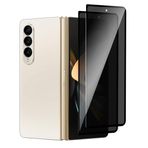 GXAYZ 【2'li Paket】Galaxy Z Fold 4 için Gizlilik Ekranı，Gizlilik Zırh Koruma Camı，Gözetleme Önleyici Gizlilik Ekranı，Casus Karşıtı Cam