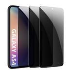 GXAYZ 【3 adet】Samsung Galaxy A54 5G için görüş koruma folyosu, gizlilik zırhlı koruma camı, gözetleme önleyici folyo, anti spy koruyucu cam