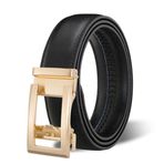 GXGM KemerKadın, Kadın Kemeri, Otomatik Deri Kemer, Kadınlar için, Uzunluk 11 cm, Dekoratif Bel Kemeri, Altın Renkli Toka, FashionBeltDupes, Elbise Pantolonları için Kot (Siyah, A), Çok renkli, M