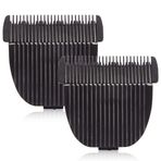 GXGM Pana-Sonic Wer9902 için 2 Adet Tıraş Makinesi Er-Gp80 Er1611 Er1512 Er1511 Er1510 Er1610 Er160 Er153 Er153 Er152 Er1511 için (Siyah)