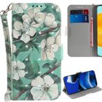 GXLONG Ooboom Kılıf, Oppo Reno 5/Find X3 Lite için, 3D Manyetik Kapaklı Cüzdan Kılıfı, PU Deri Destek Çubuk, Fatura Bölmeli Kart Yuvaları ile Bilek Kayışı - Çiçek Yaprakları