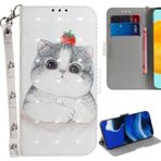 GXLONG Ooboom Kılıf, Xiaomi Mi 11 Lite 4G/5G için, 3D Manyetik Kapaklı Cüzdan Kılıf, PU Deri Destek Çubuk, Fatura Bölmeli Kart Yuvaları Bilek Kayışı - Kedi Domates