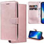 GXLONG Ooboom LG Kadife 5G için Kılıf, PU Deri Manyetik Kapaklı, Folyo Kitap Cüzdanı, Kredi Kartı Yuvaları ile Bilek Kayışı - Pembe Altın