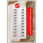 GXMPRO 10 Adet H03 İpek Kirpik-5gr Kirpik Yapıştırıcı - Half Köşelere Takılan (Yarım Boy) Takma Kirpik Set