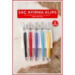GXMPRO Pro Renkli Saç Pensi İz Yapmayan Saç Pensi - Makyaj Fön Dalga Saç Tutucu Klips Toka Seti