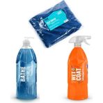 Gyeon 1 Lt Bathe + 1 Lt Wet Coat + Silk Dryer 3'lü Bakım Seti