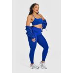 Gymhams Gh-Oa Serisi Kalçası Büzgülü Push Up Kalça Şekillendirici Seamless Scrunch Likralı Spor Kadın Tayt - Saks