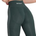 Gymhams Wind Serisi Kalçası Büzgülü Push Up Spor Tayt (Petrol Yeşil, XS)
