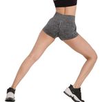 GYMHAMS Yüksek Bel Kalça Şekillendirici Spor Tayt, Push Up Etkili, Büzgülü Tasarım, Bordo (Mini-Melanj, S)