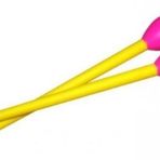 Gymo Birbirine Bağlanabilir Ritmik Cimnastik Labut 36.5cm Pembe-Sarı