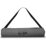 Gymo Pro Series Gri Yoga Matı Çantası Yüksek Kaliteli Kanvas Kumaş ve Ayarlanabilir Kayışla